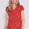 Brakeburn Red Patterned T-Shirt