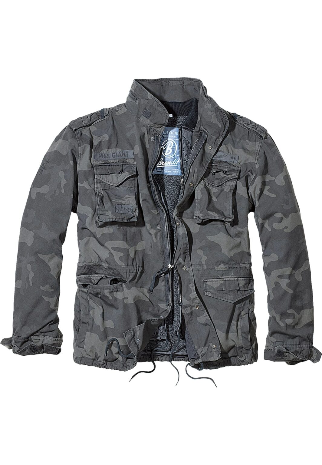 Brandit Átmeneti parka 'M-65 Giant'  szürke / bazaltszürke / sötétszürke