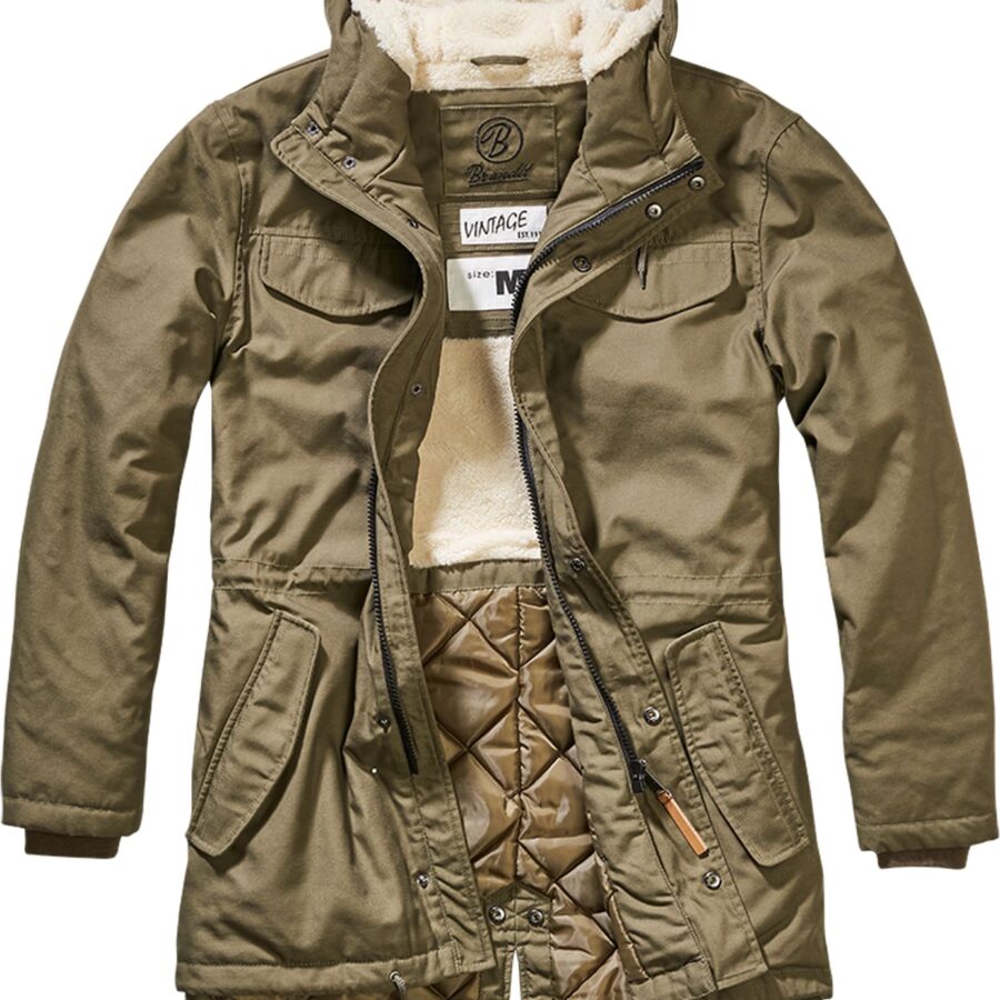 Brandit Átmeneti parka 'Marsh Lake'  khaki