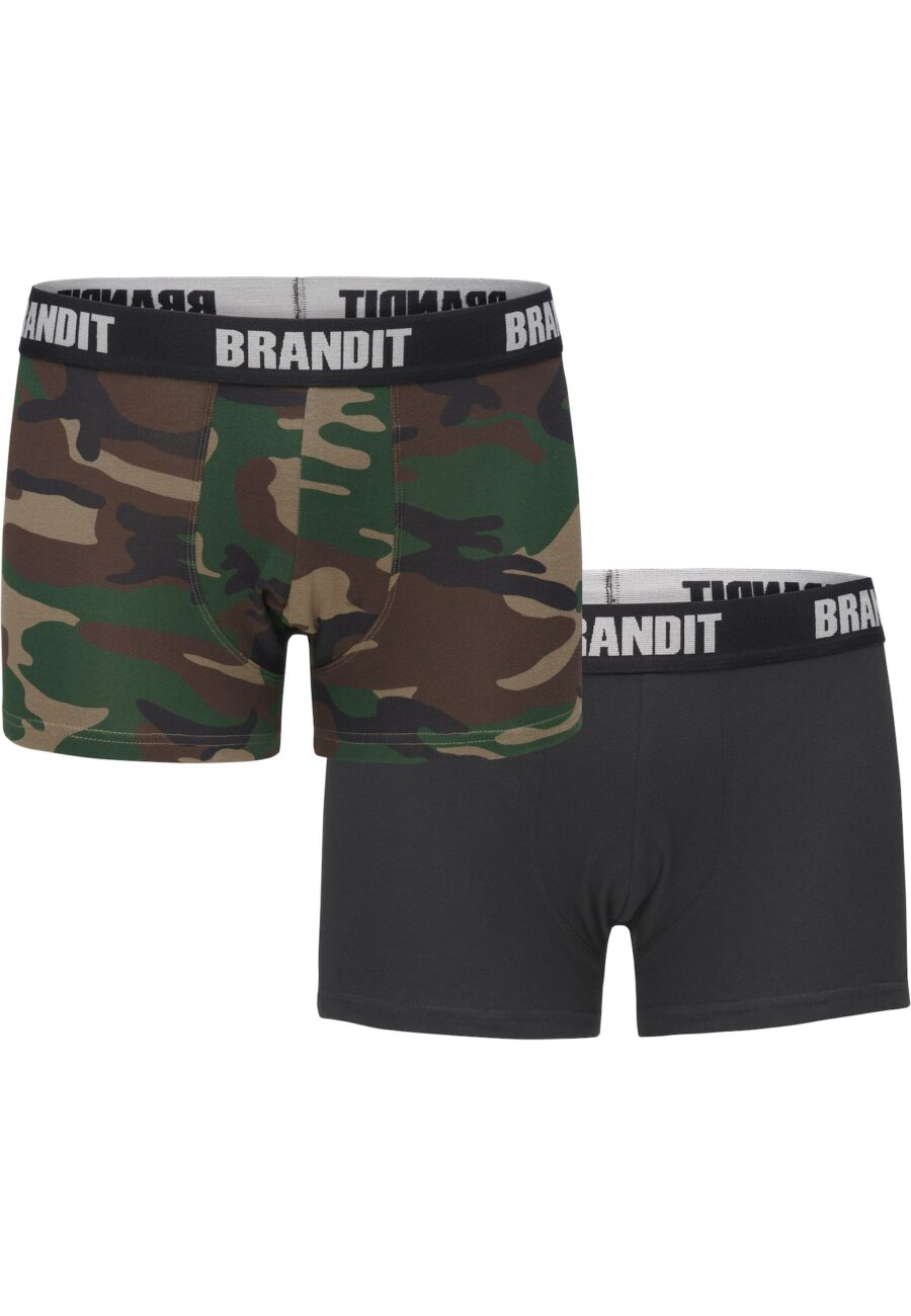 Brandit Boxeralsók  barna / zöld / khaki / fekete / fehér