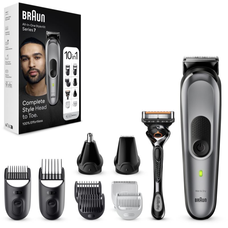 Braun All-In-One Series MGK7420 multifunkciós szőrnyíró hajra