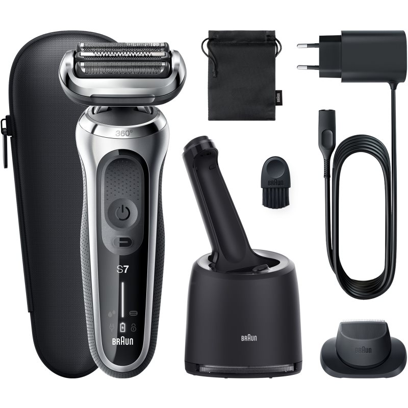 Braun Series 7 71-S7200cc elektromos borotválkozó készülék Silver-Ár
