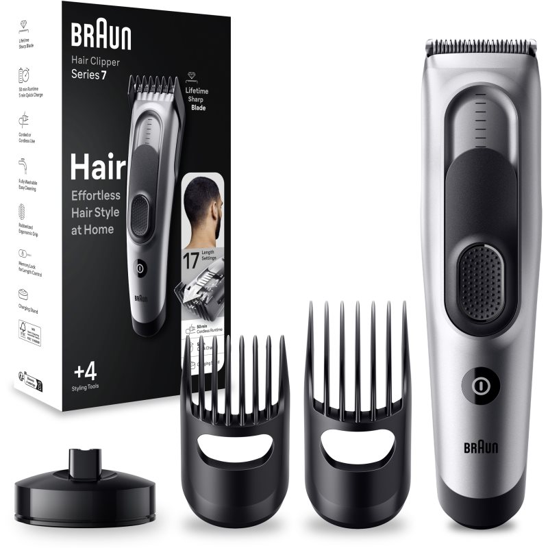 Braun Series 7 HC7390 hajnyírógép 17 állítható vágáshossz uraknak-Ár