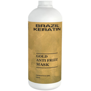 Brazil Keratin Gold Anti Frizz Mask keratinos regeneráló maszk a károsult hajra 550 ml-Ár