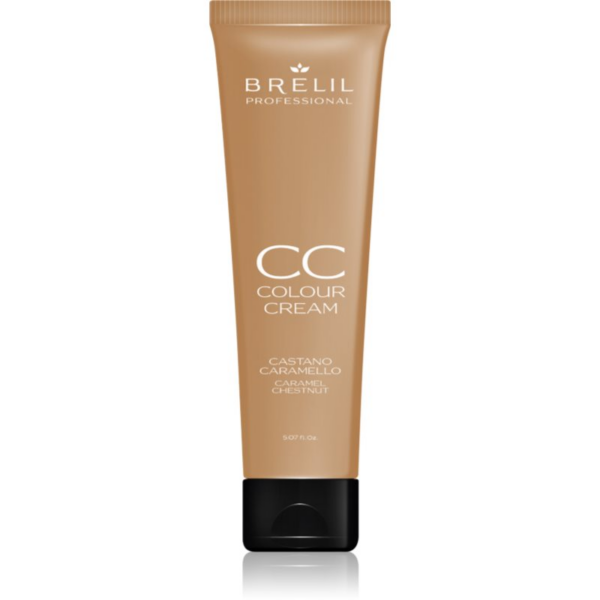 Brelil Professional CC Colour Cream színező krém minden hajtípusra árnyalat Caramel Chestnut 150 ml-Ár
