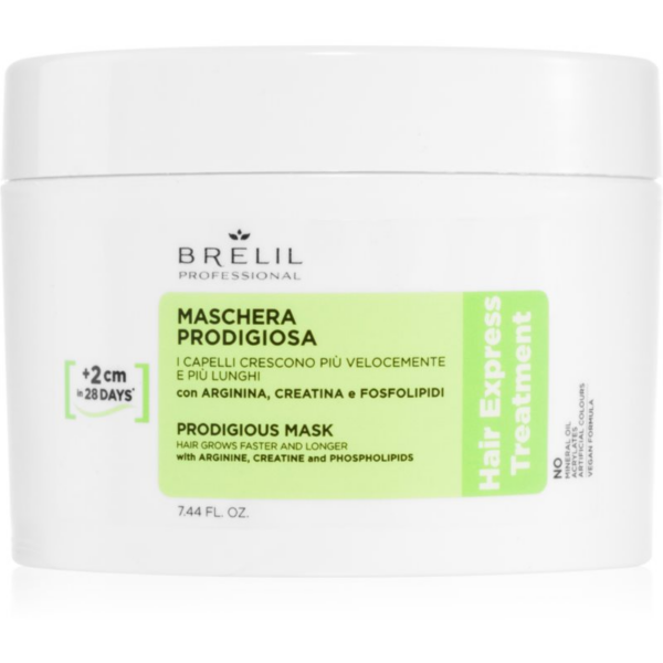 Brelil Professional Hair Express Prodigious Mask maszk a haj növekedéséért és megerősítéséért a hajtövektől kezdve 220 ml-Ár