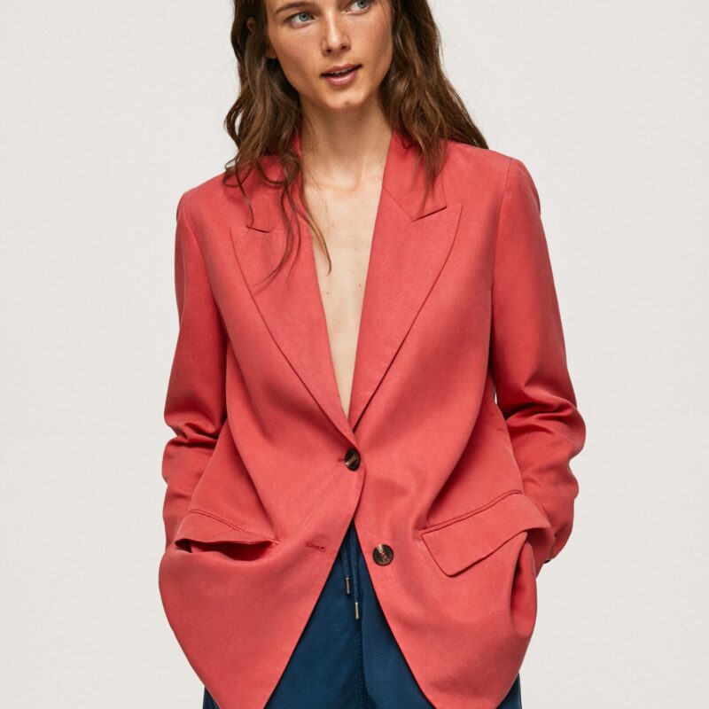 Brick Oversize Jacket Pepe Jeans Silvie - Ladies
