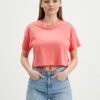Brick crop top T-shirt Noisy May Alena - Women
