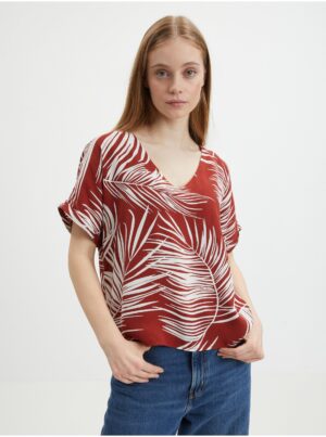 Brick patterned blouse ONLY Augustina - Women
