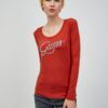 Brick women's long-sleeved T-shirt Guess Bryanna - Women's