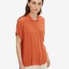 Brick women's shirt with short sleeves Tom Tailor - Women