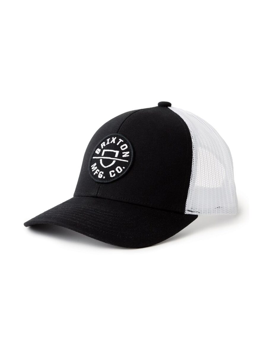 Brixton Sapkák 'CREST'  fekete / fehér-hu