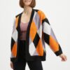 Brown-Black Patterned Cardigan JDY Joan - Ladies