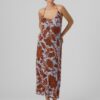 Brown-Blue Women Patterned MaxiDresses AWARE by VERO MODA Fatal - Women