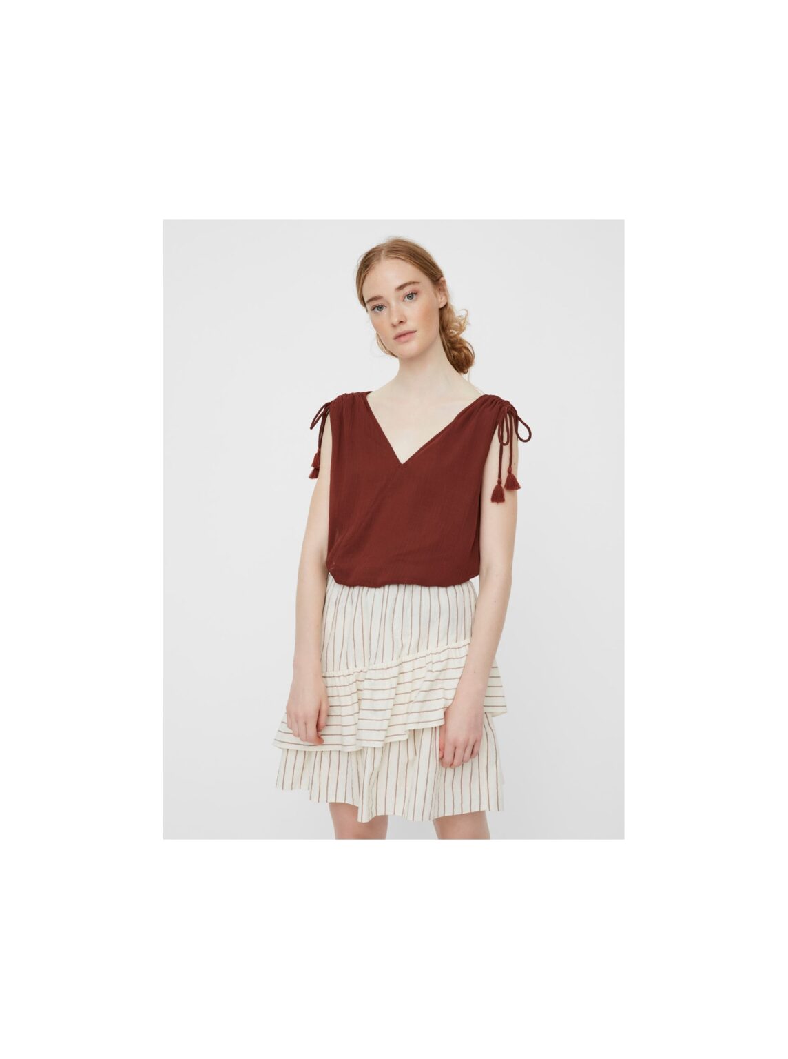 Brown Free Top VERO MODA Penelope