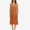 Brown Ladies Midi-Dresses Tom Tailor - Ladies