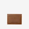Brown Men's Leather Credit Card Case Jack & Jones Side - Mens