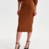 Brown Sweater Midisuck TOP SECRET - Women
