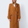 Brown Women's Coat Noisy May Violet - Women