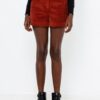 Brown Womens Corduroy Shorts CAMAIEU - Women
