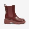 Brown Women's Leather Chelsea Shoes Camper - Women