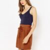 Brown Women's Skirt with Pockets CAMAIEU - Ladies
