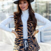 Brown Yups fur vest