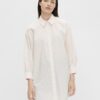 Brown and white striped long shirt . OBJECT Mahin - Ladies