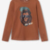 Brown boys' t-shirt name it Ricko