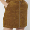 Brown corduroy skirt Jacqueline de Yong Kira