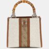 Brown-cream handbag Guess - Women's