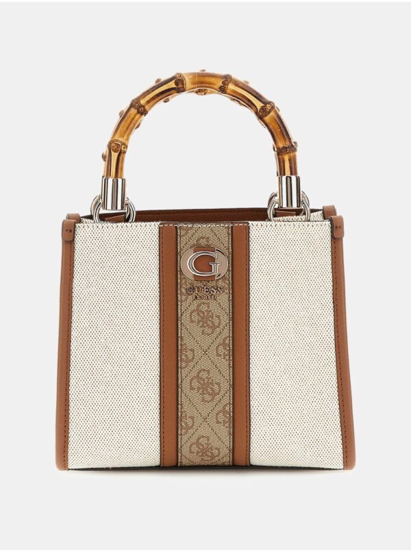 Brown-cream handbag Guess - Women's