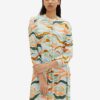 Brown-green women's patterned dress Tom Tailor - Women's