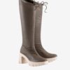 Brown heeled boots Högl - Women's