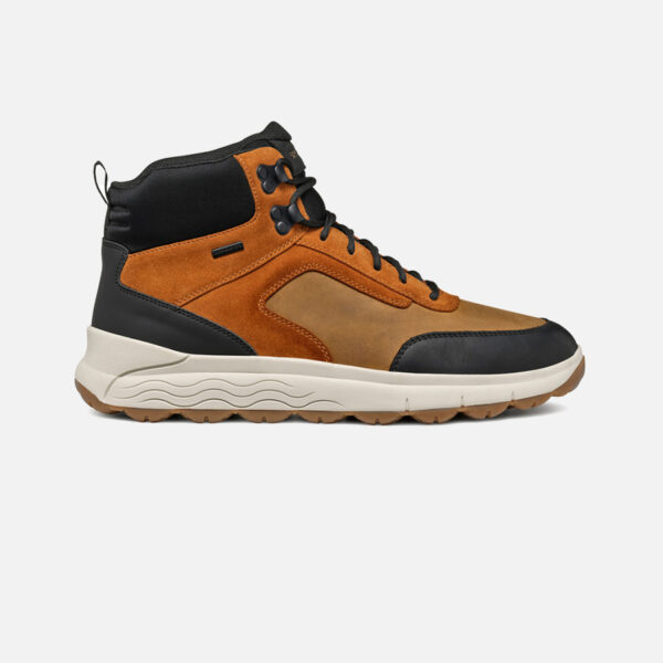 Brown men's ankle boots Geox Spherica 4X4 ABX - Men