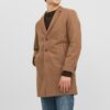 Brown men's coat with wool Jack & Jones Morrison - Men