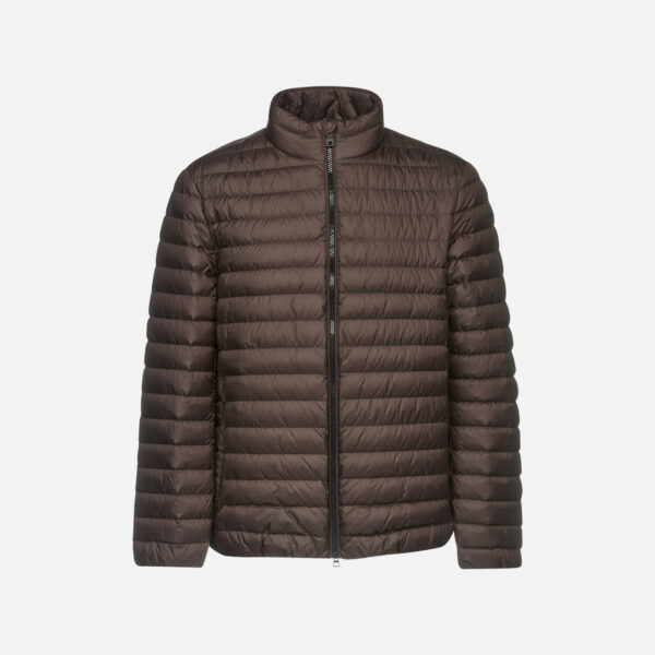 Brown men's down jacket Geox Dereck - Men's
