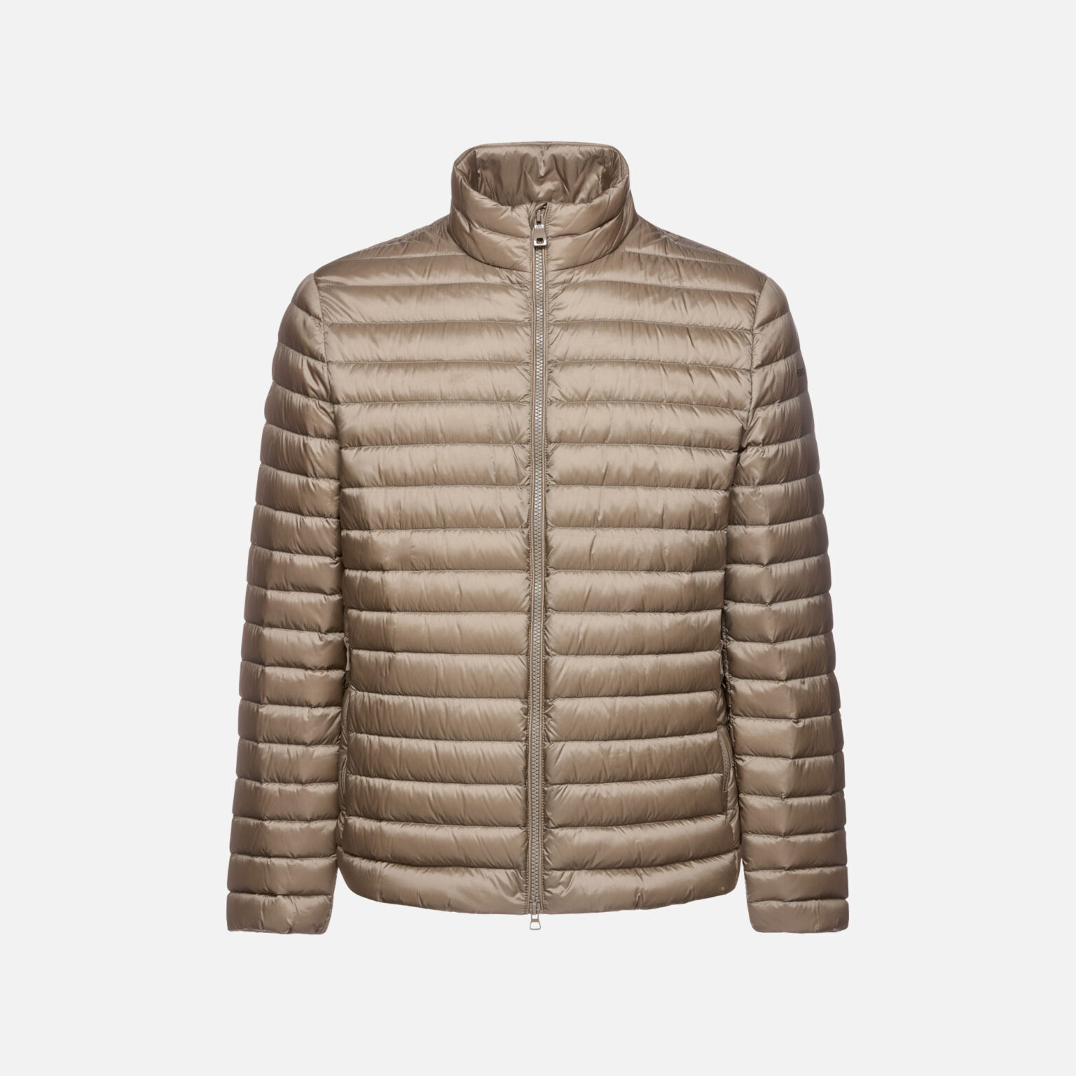 Brown men's down jacket Geox Warrens - Men's