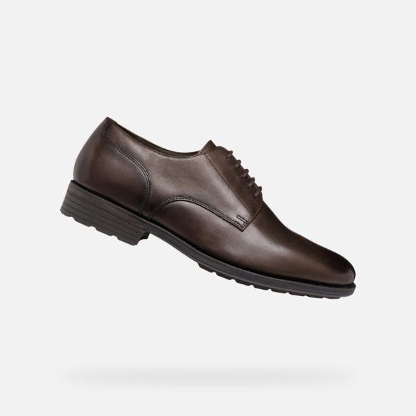 Brown men's formal shoes Geox Walk Pleasure F - Men's