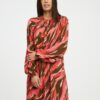 Brown-red women's patterned dress Fransa - Women's
