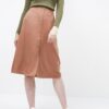 Brown skirt VILA Morose - Women