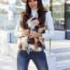 Brown vest Yups DT-025. R00