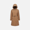 Brown women's coat Geox Anyweco - Women's