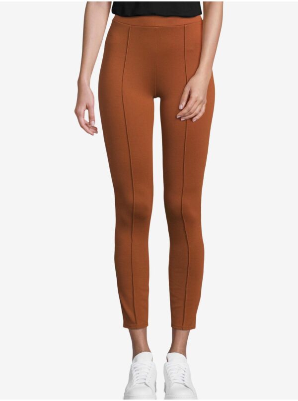 Brown women's cropped leggings Tom Tailor Denim - Women's