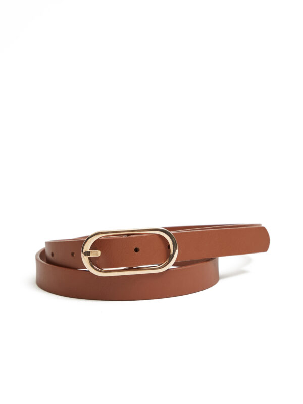 Brown women's leather belt ORSAY - Women's