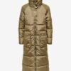 Brown women's quilted coat ONLY Nora - Women's