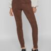 Brown women's trousers VILA Sudas - Women's