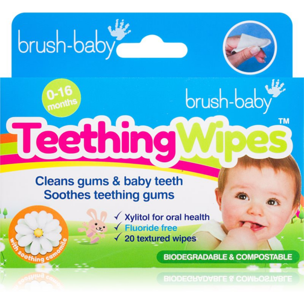 Brush Baby Applemint kendők a fogakra gyermekeknek 20 db-Ár