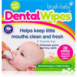 Brush Baby DentalWipes kendők a fogakra gyermekeknek 28 db-Ár