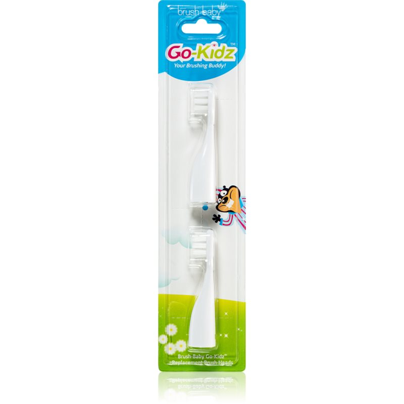 Brush Baby Go-Kidz csere fejek a fogkeféhez gyermekeknek 3 éves kortól 2 db-Ár